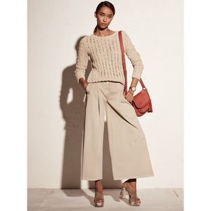 NWT Michael Kors Pleated High Waist Culotte Pants6